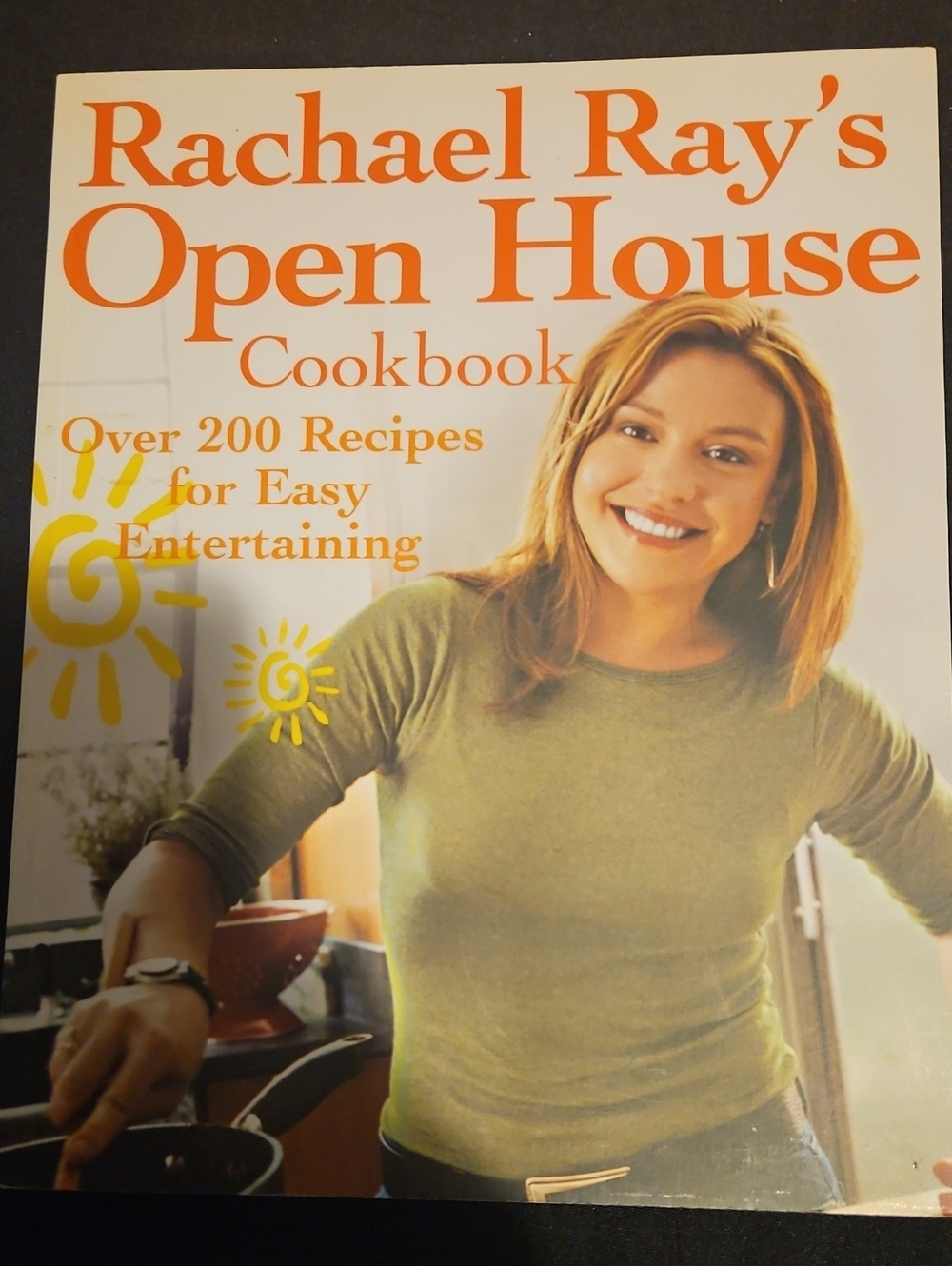 Food Network Rachael Ray Cookbook – Olive Green & Orange Cover